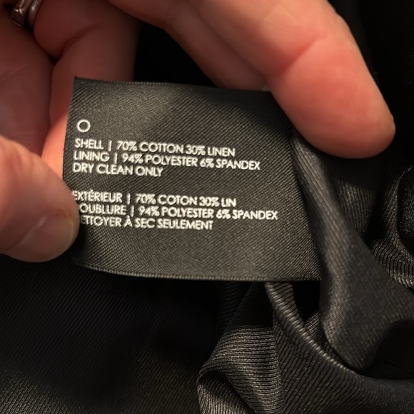 Club Monaco Black and White Pleated A-Line Skirt - Picture 3 of 4